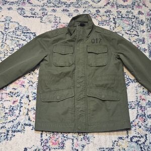 Boy's Gap Cargo Jacket Army Green. New Without Tags.
